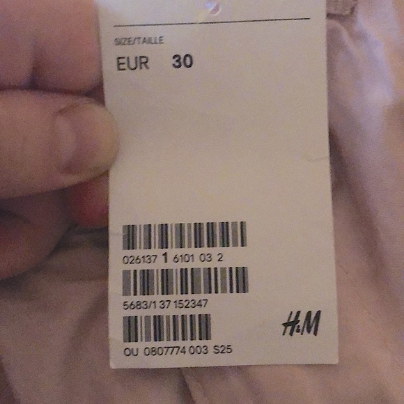 NWT H&M Dusty Pink Cargo Pants - Picture 3 of 3